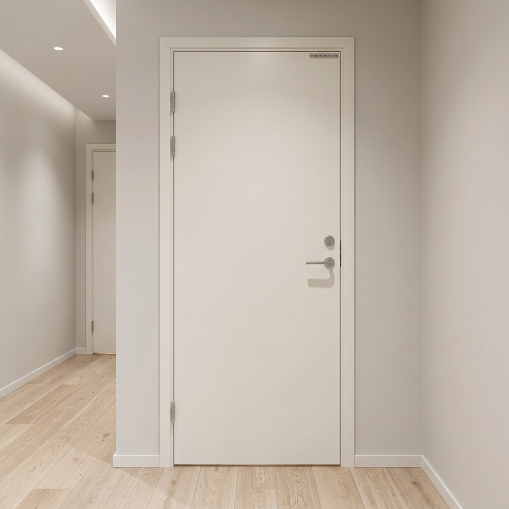 Branddør BD30M/35DB, 92,5x204, M10x21,Venstre, Dørblad forlæng-12mm t-karm u-bund+DSR20, HvidS0502-Y