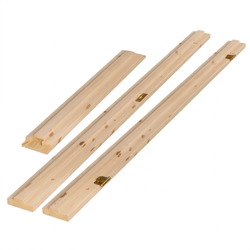 Karmsæt u-bundstykke, Clever-line, 100mm, Ubehandlet fyr 78,6x208,9 M8 X 21