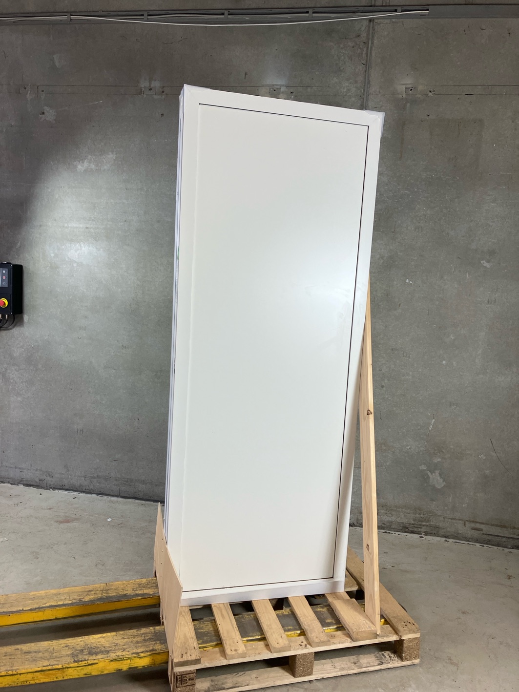 Blændparti i træ/alu fra Velfac, 80,3 x 206,9