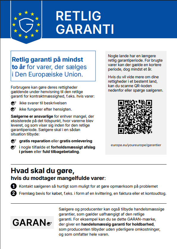 Retlig garanti 1