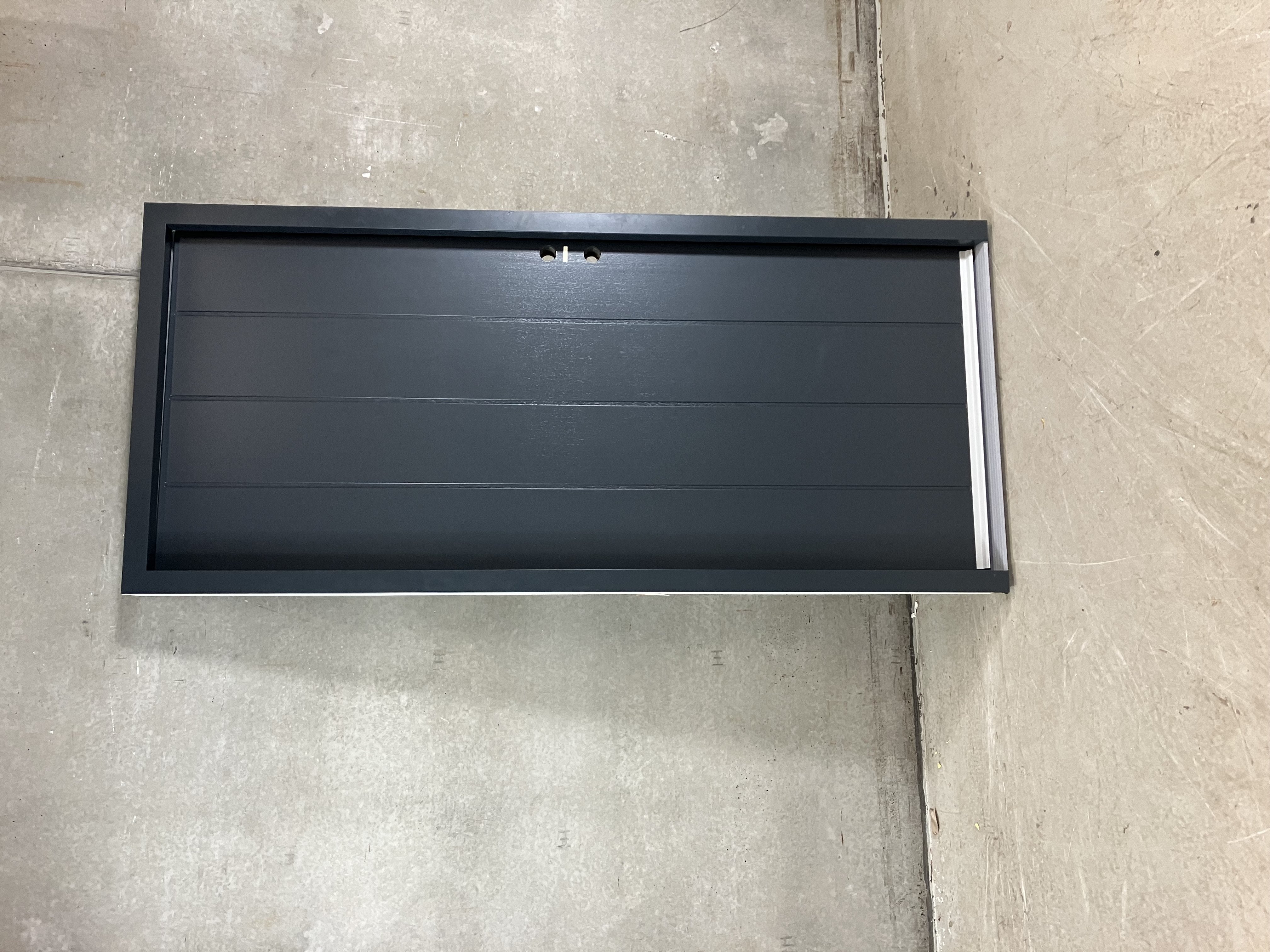Pladedør i Træ/Alu, 94,5 x 210 cm