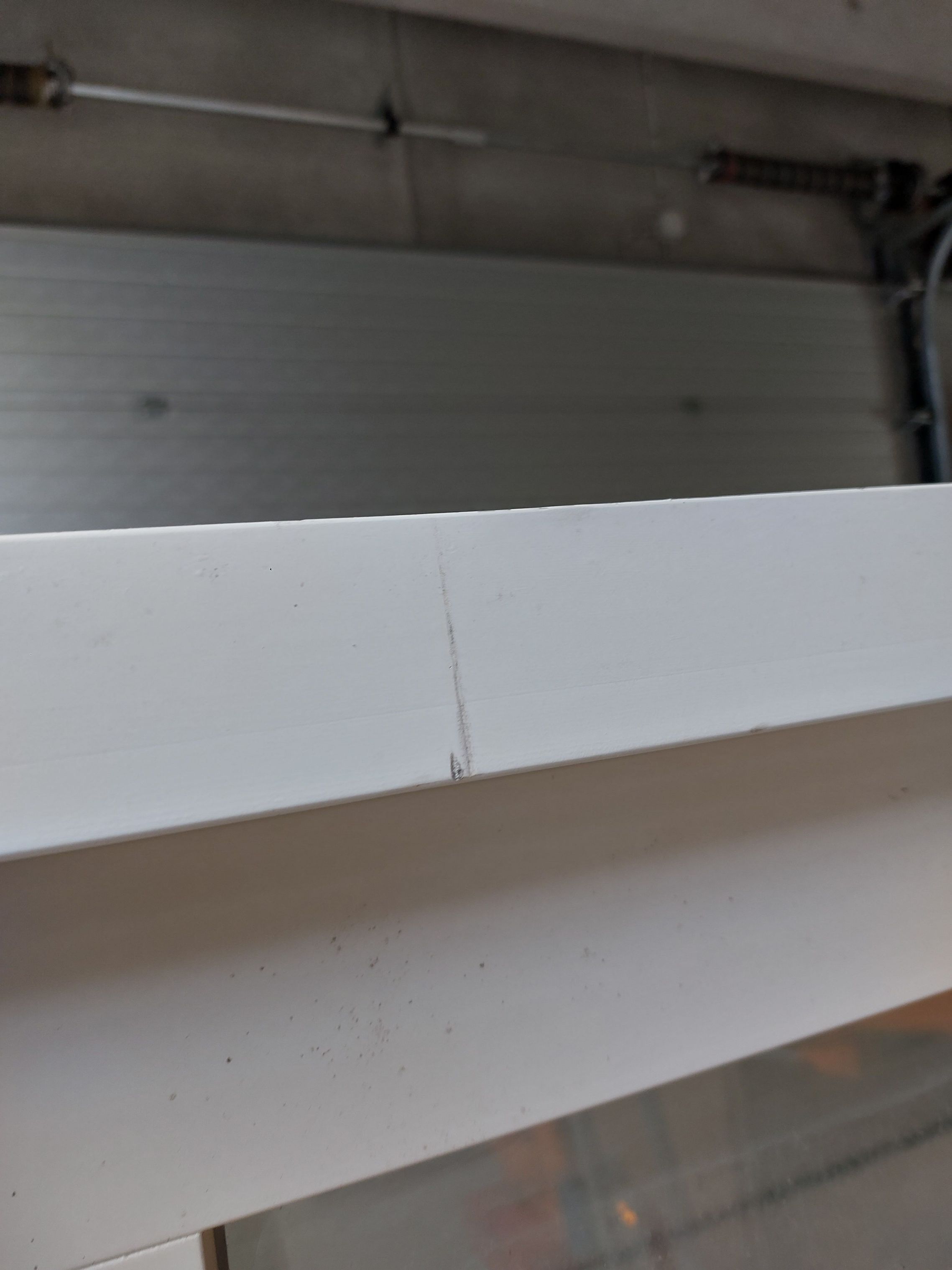 Terrassedør med rude. Paskvilgreb. Bundstykke i pvc, 89 x 239, Venstre ud