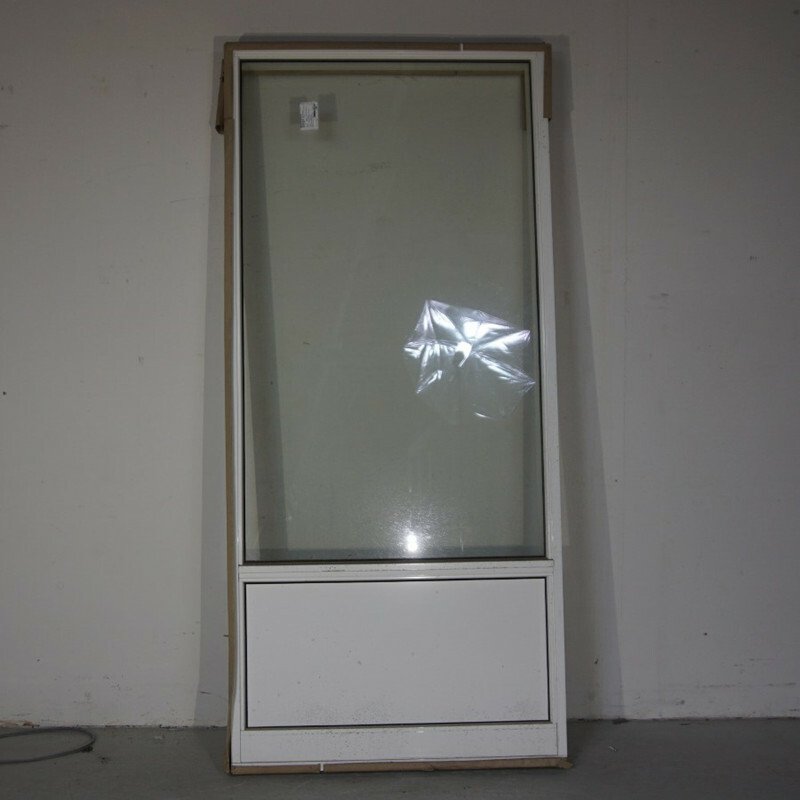 Vinduesparti , 2-Lags glas, Træ/alu, Hvid 101 X 224,5