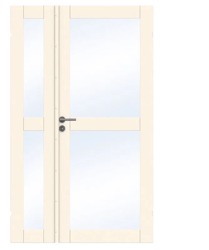 Massiv Swedoor, Purity GW02L, Halvanden, Hvid NCS S0502-Y, clever-line