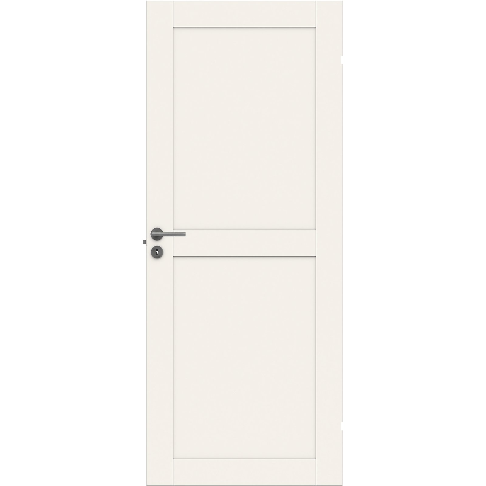 Massiv Swedoor Indvendig Dør, Unique 02L, Hvid NCS S0502-Y, Advance-line, X - M7X20