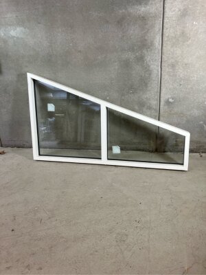 Fastkarms vinduesparti, 199x115,5cm